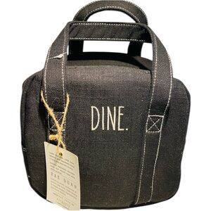 Rae Dunn Black Dine Tote